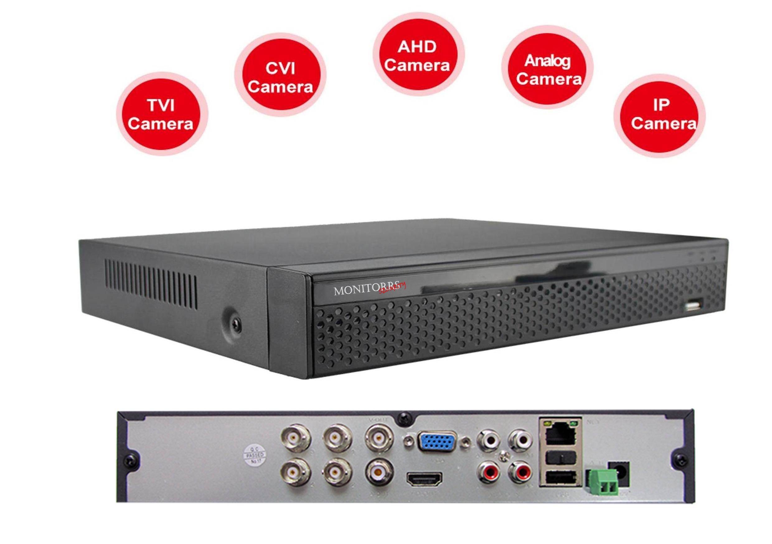 Monitorrs Security 4K AHD 7 kamerový set 8 Mpix WTube (6281K7)