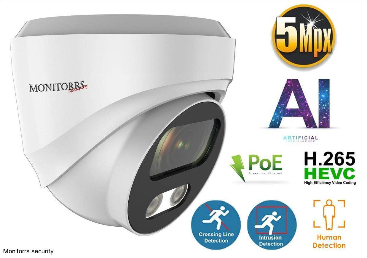 Monitorrs Security AI IP 2 kamerový set 5 Mpix WDome (6370K2)