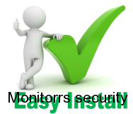 Monitorrs Security 4K IP 4 kamerový set 8 Mpix WTube (6378K4) 