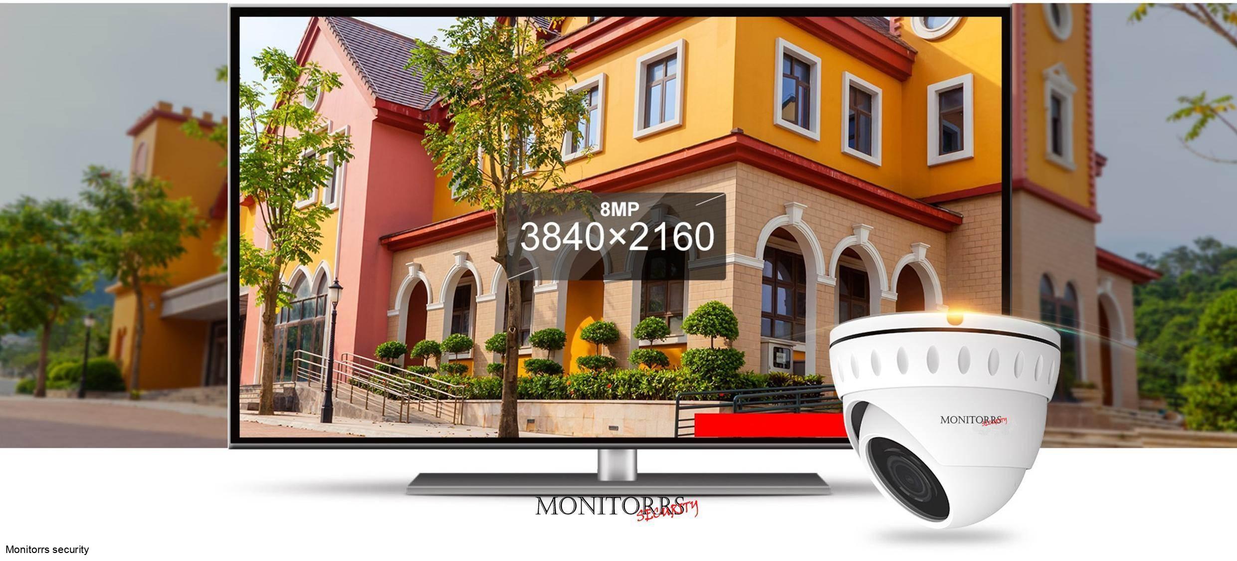 Monitorrs Security 4k park AI IP 6 kamerový set 8 Mpix WTube (6380K6)