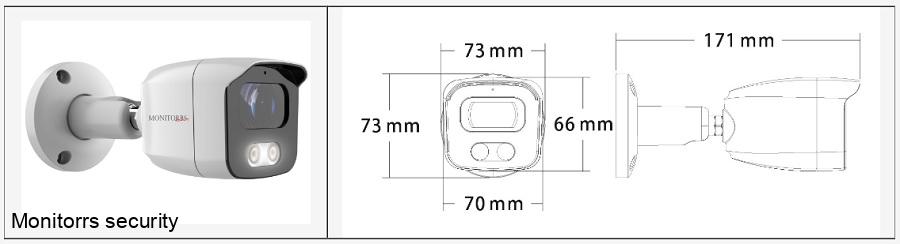 MS Full Color AI IP 5 kamerový set so switchom WTube (6021K5B)