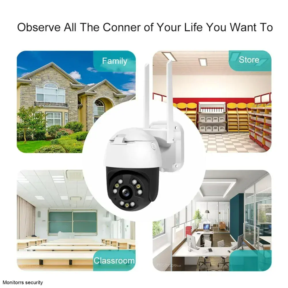 Monitorrs Security smart Wi-Fi inteligentná kamera 8 MPix AT800 (6048)