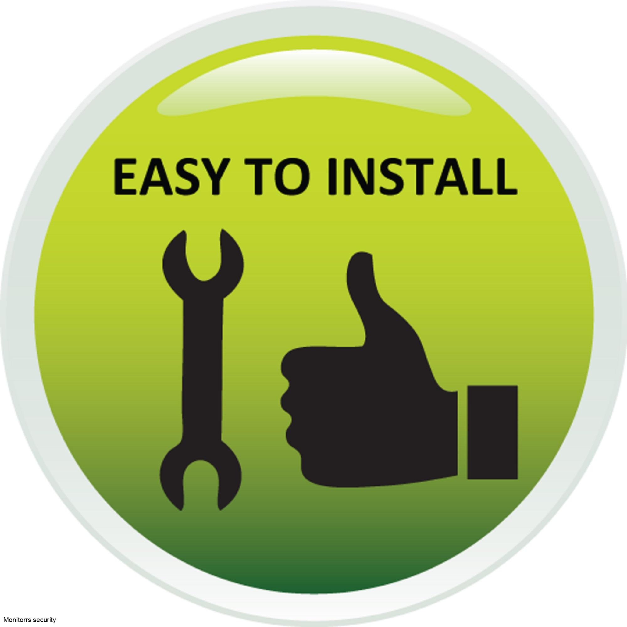 Monitorrs Security IP 6 kamerový set 4 Mpix WTube Plast (6024K6)