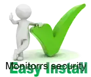 Monitorrs Security Wifi IP 3 kamerový set 2 mpix, aktív (6124k3)