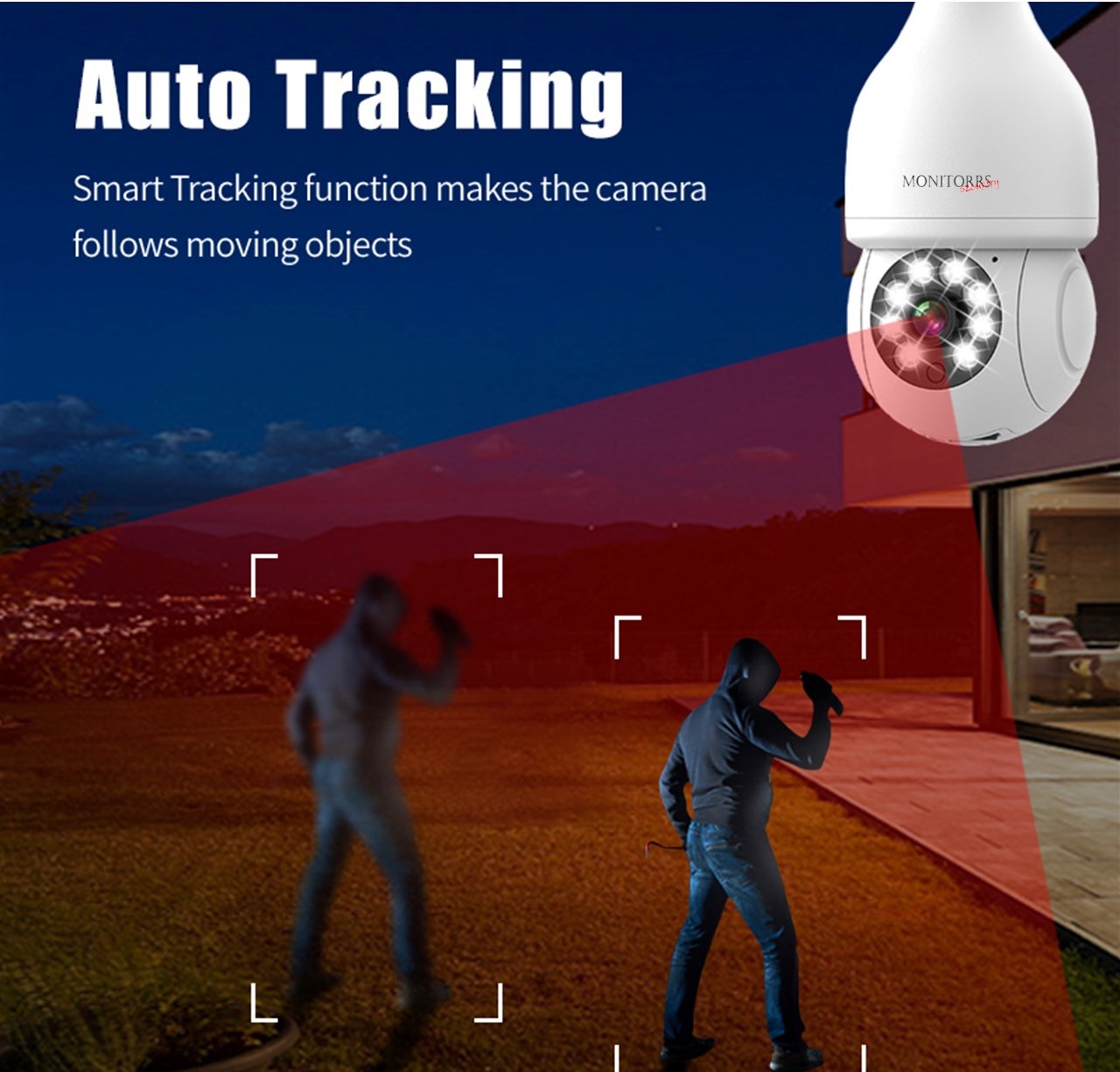 Monitorrs Security smart Wi-Fi inteligentná kamera 4MPix MS400W (6064)