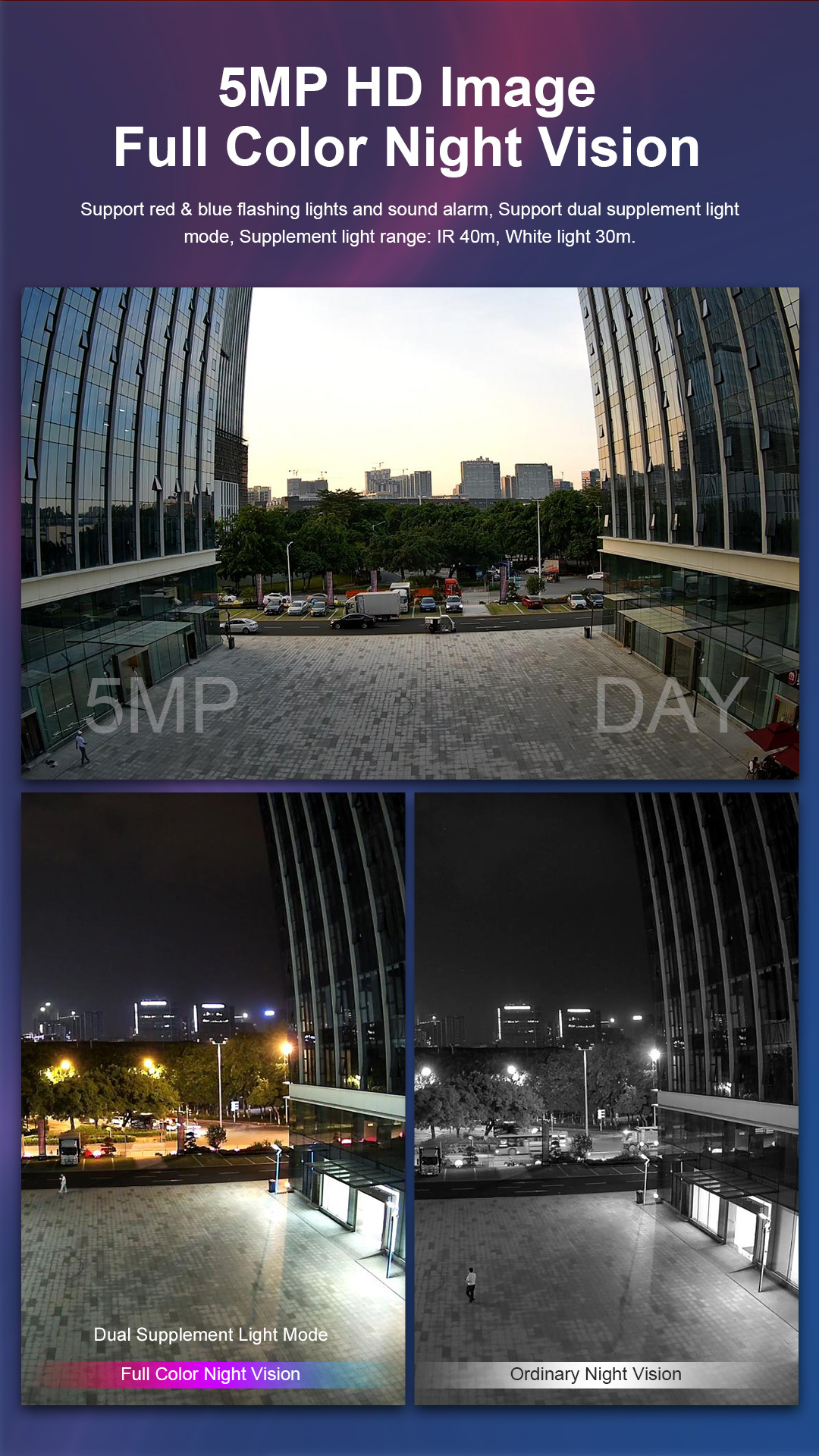 MS AI Aktív IP kamera 5 Mpix WT (6078)