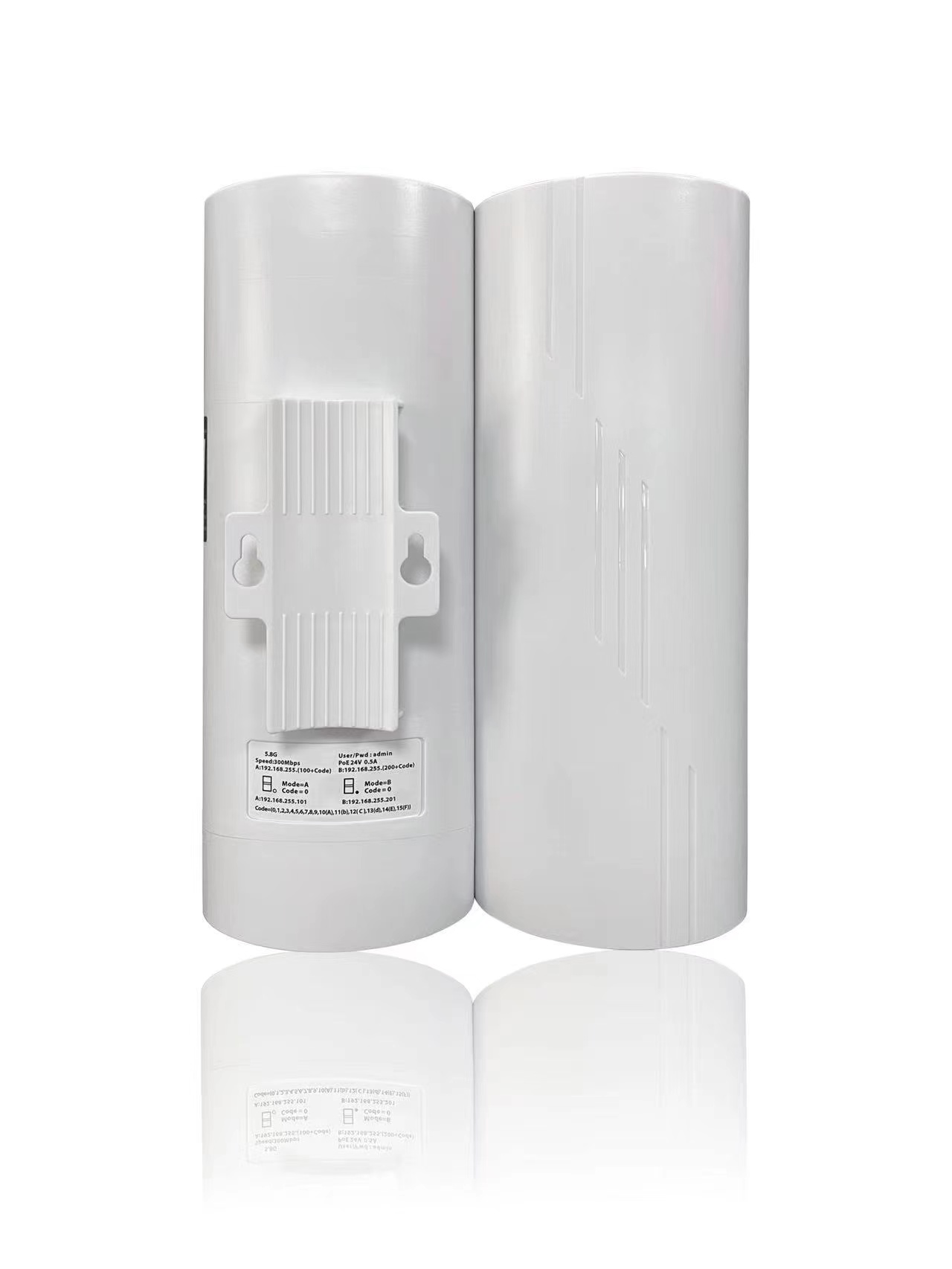 MS5123000-F 5.8G Wireless Bridge 3000 Meters 2*10/100Mbps RJ45 port : 24V PoE