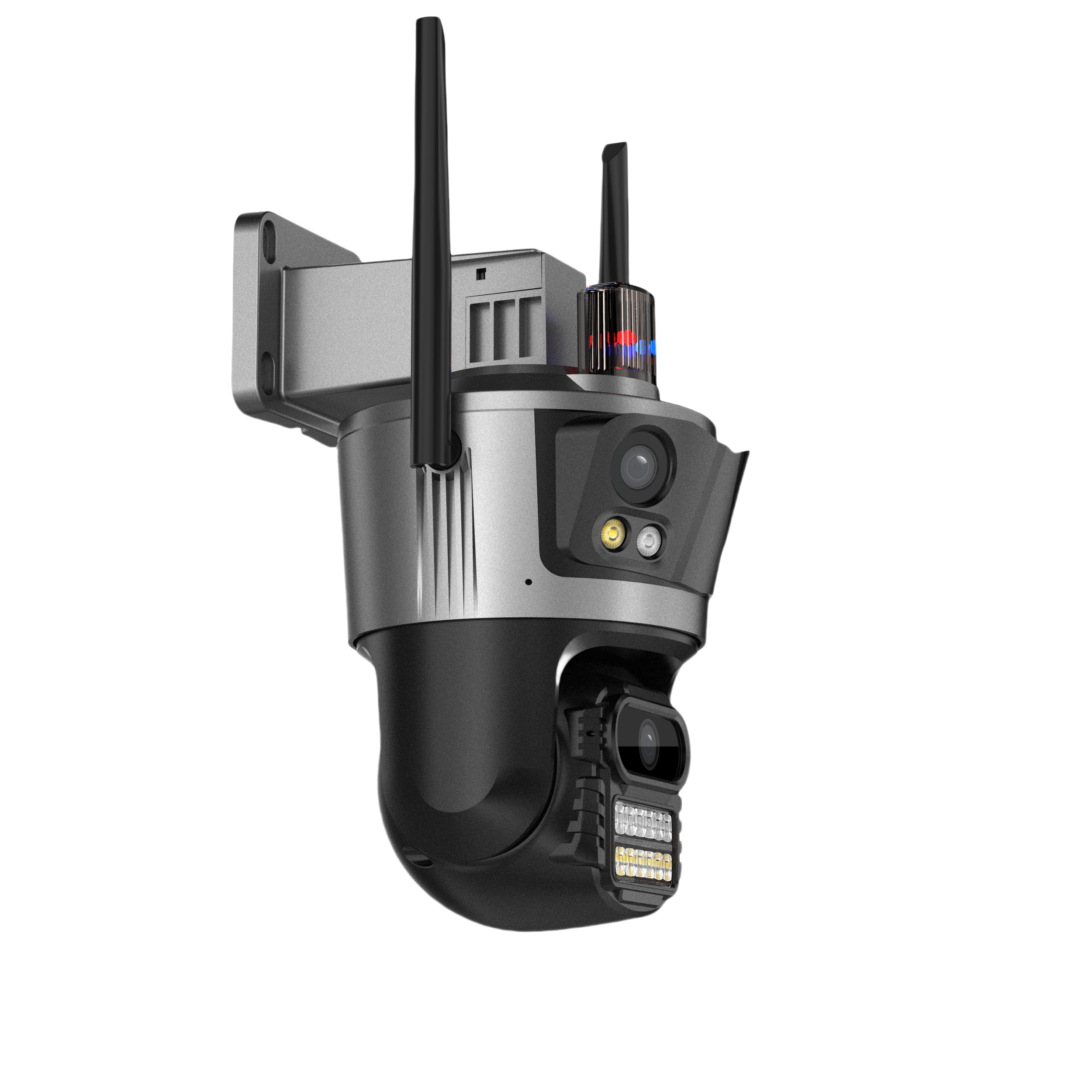 M.S. Smart WiFi IP kamera 9 MPix Triple Lens s AI detekciou – MS-SP300AP