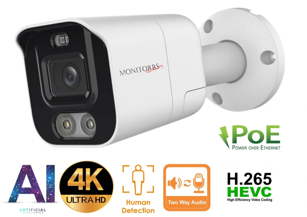 MS AI Aktív IP kamera 8 Mpix WT (6078)