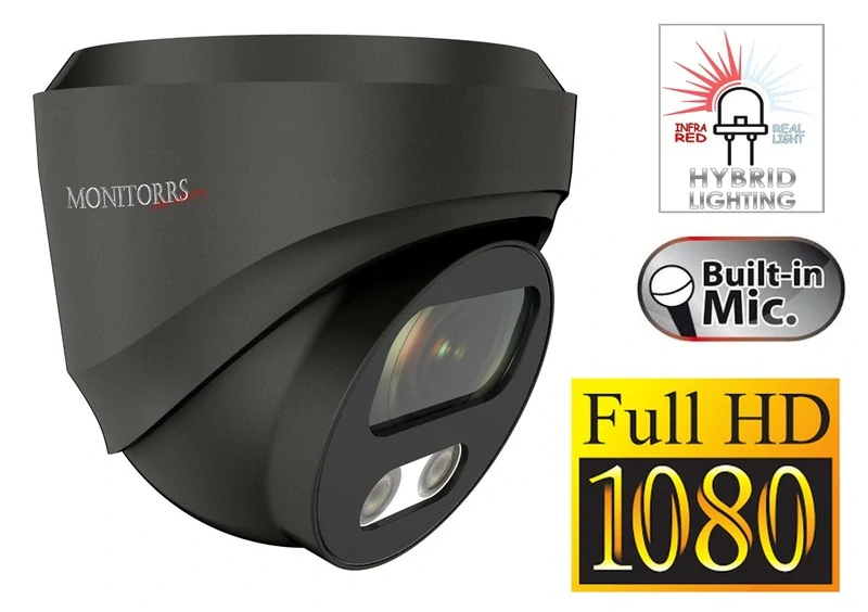 MS Hybrid Light IP 6 kamerový set so switchom 2 Mpix GDome (6212K6B)