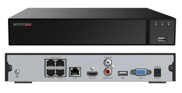 Monitorrs Security AI IP 3 kamerový set 5 Mpix WTube (6372K3)