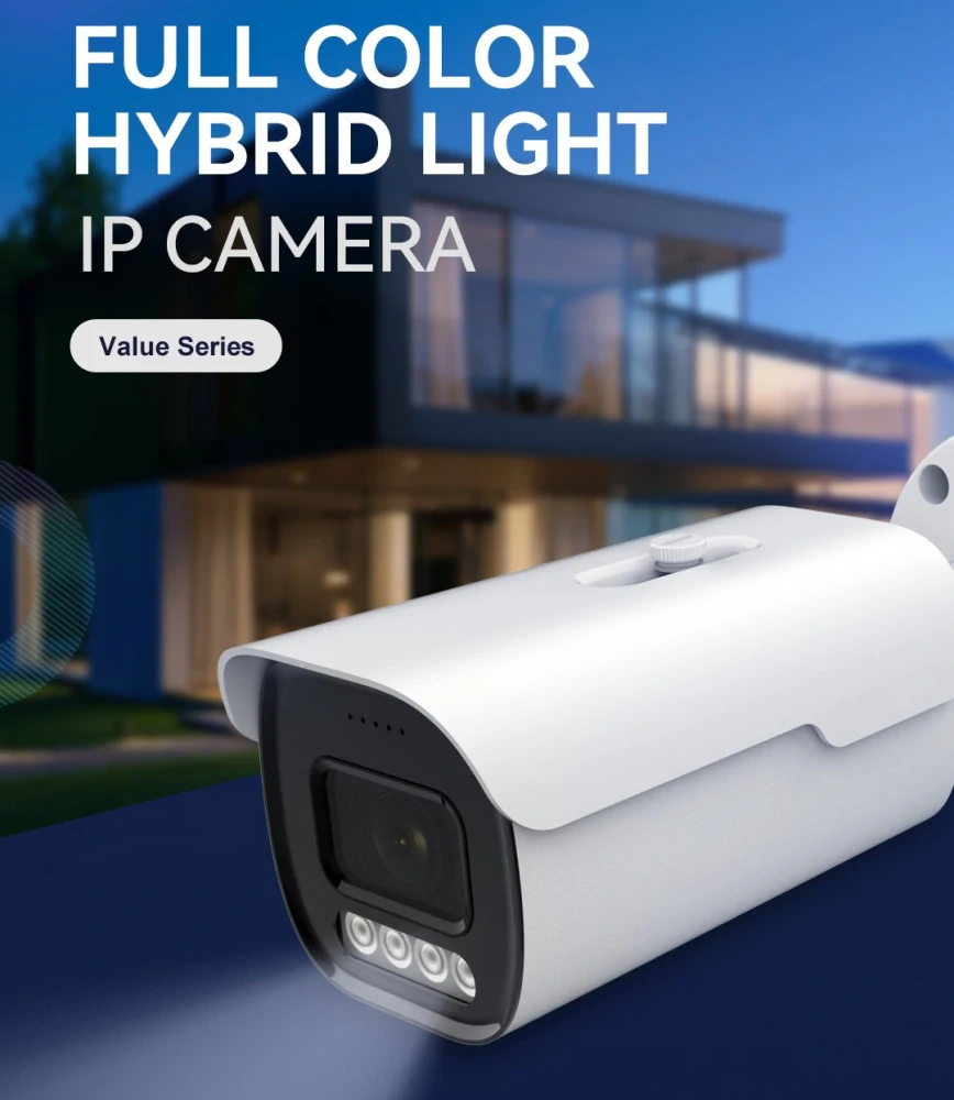 MS AI hybrid Light Park IP kamerový set so switchom 8 Mpix (6070K8+B)