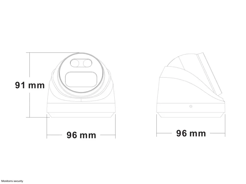 Monitorrs Security AI IP kamera +mikrofón 5Mpix WD (6370A )