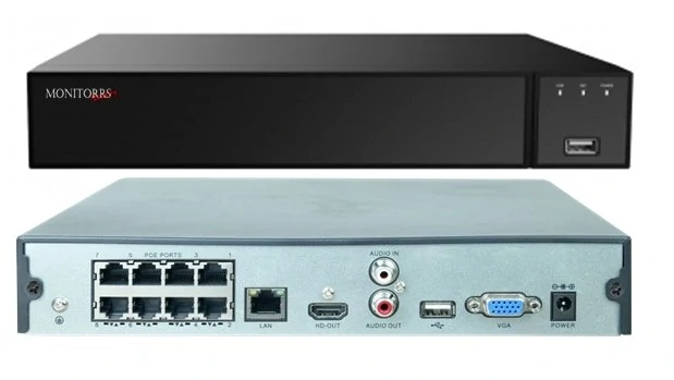 Monitorrs Security 4K IP 5 kamerový set 8 Mpix GDome (6377K5) 