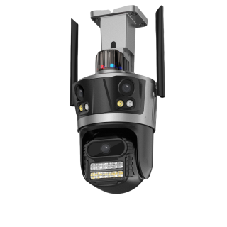 M.S. Smart WiFi IP kamera 9 MPix Triple Lens s AI detekciou – MS-SP300AP