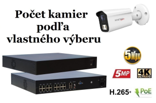 Monitorrs Security AI IP kamerový set 5 Mpix WTube (6372K8+)
