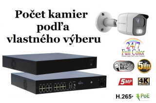 Monitorrs Security Full Color AI IP kamerový set WTube (6021K8+)
