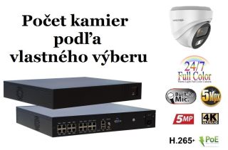 Monitorrs Security Full Color AI IP kamerový set WDome (6022K8+)