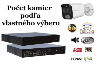Monitorrs Security AI Aktív IP kamerový set 8 Mpix WTube (6078K8+)