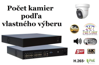 Monitorrs Security AI Aktív IP kamerový set 8 Mpix WDome (6077K8+)