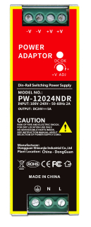 MS12024NDR Priemyselný zdroj 24V 5A 120W na DIN