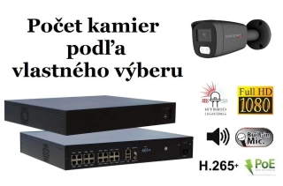 Monitorrs Security AI hybrid light IP kamerový set 2 Mpix GTube (6214K8+)