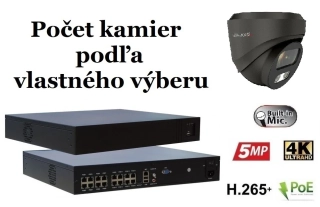 Monitorrs Security AI IP kamerový set 8 Mpix GDome (6377K8+)