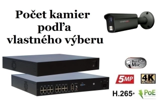 Monitorrs Security AI IP kamerový set 8 Mpix GTube (6379K8+)