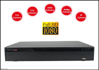Monitorrs Security 8 kanálové XVR FULL HD záznamové zariadenie (6232)