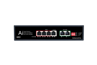MS1006B-A AI Hi-POE Switch 4*10/100Mbps Uplink:2x10/100Mbps , 60W (6186)