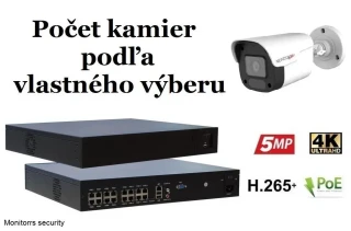 Monitorrs Security IP kamerový set 2 Mpix WTube Plast (6023K8+)